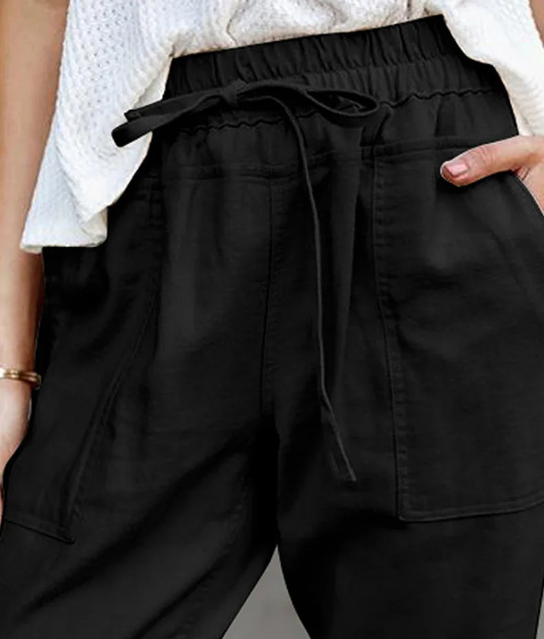 Pants Women Leggings New Pure Color Female Tall Waist Show Thin Trousers Nine Points Cheap Women Leggings OLN3386
