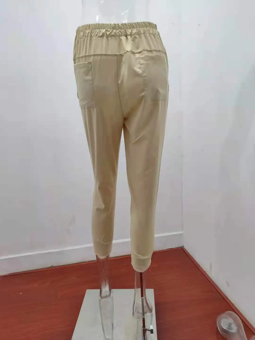 Pants Women Leggings New Pure Color Female Tall Waist Show Thin Trousers Nine Points Cheap Women Leggings OLN3386