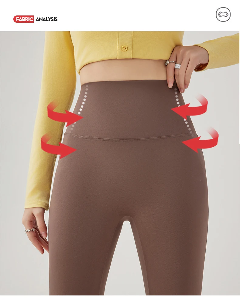 BIVIGAOS Spring Summer Sharkskin Micro Flared Leggings Women High Waist Slim-Fitting Flared Trousers Sexy Casual Legging Pants