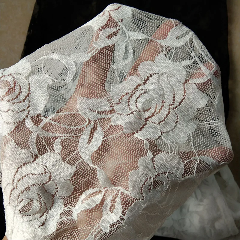 Summer Women Rose Floral Embroidery Full Ankle Length Leggins Hollow Out Lace High Waist Skinny Long Leggings Plus Size One Size
