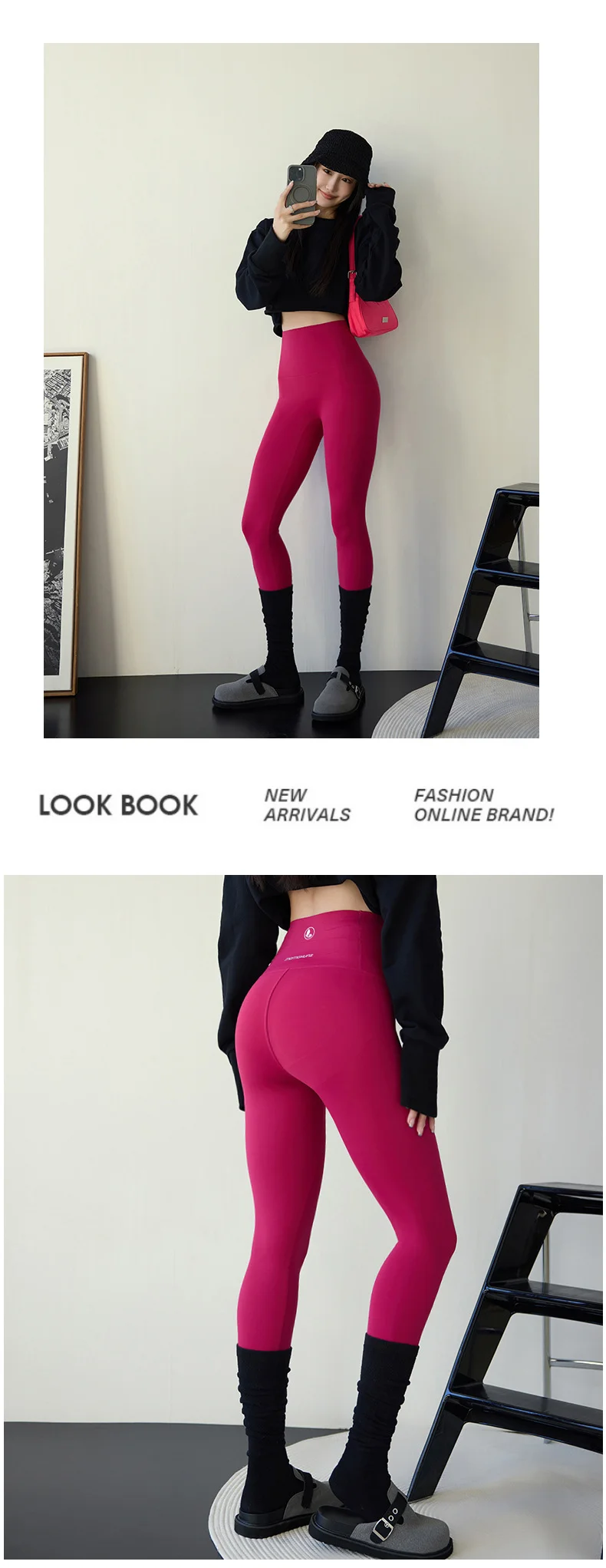 BIVIGAOS Spring Summer New Plum Red 3D Naked Feeling Sharkskin Leggings Women Slim Sexy Sport Yoga Push Up Fitness Leggings
