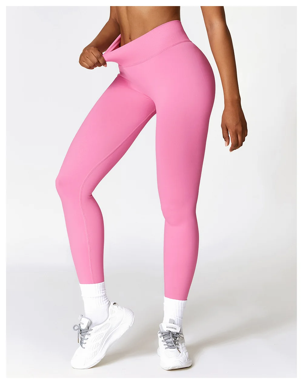 Sexy Seamless Scrunch Legging Pants Raises Butt Sporty Women Gym Fitness Leggings High Waist Leisure Sport Tights Push Up Black