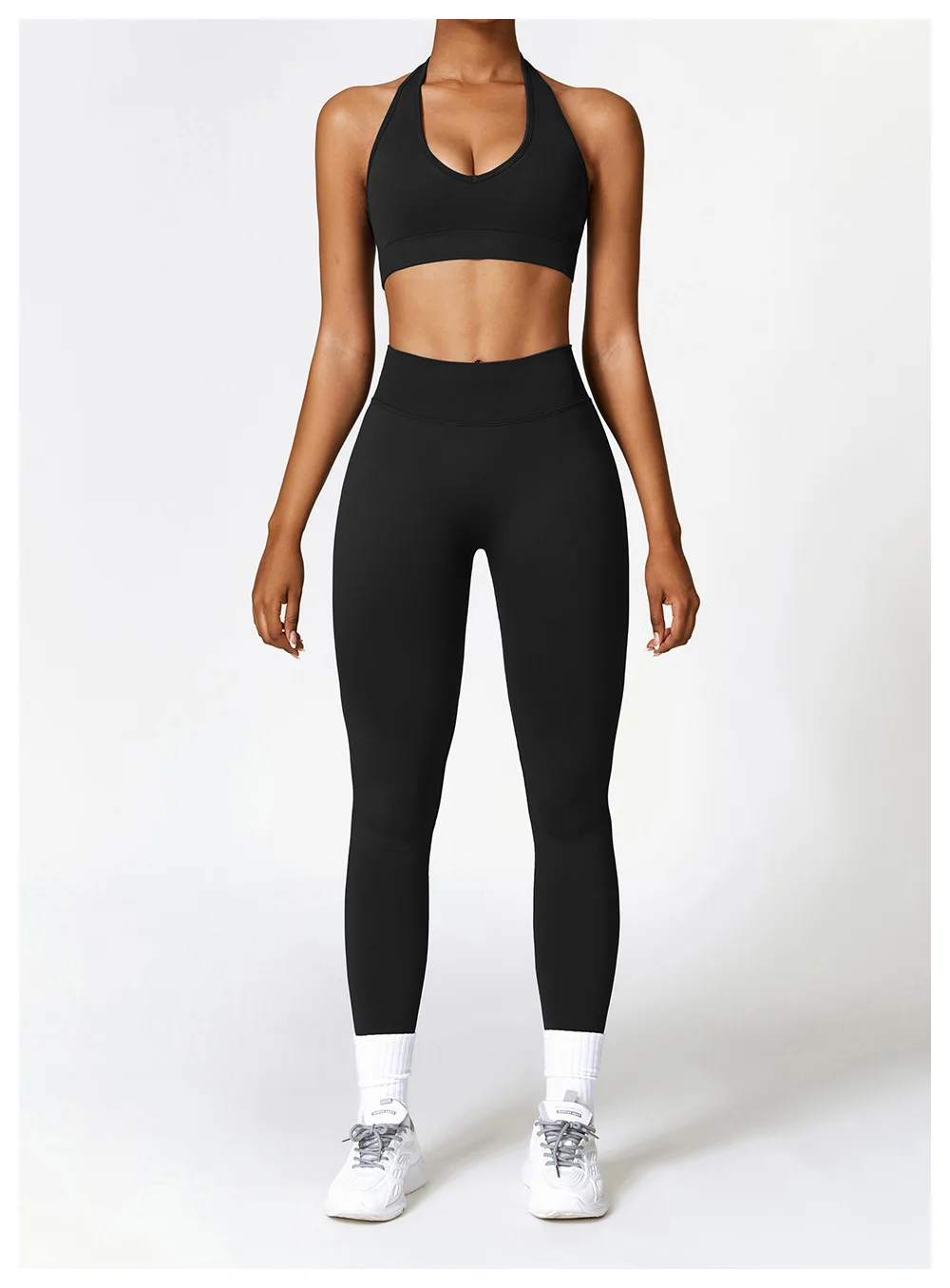 Sexy Seamless Scrunch Legging Pants Raises Butt Sporty Women Gym Fitness Leggings High Waist Leisure Sport Tights Push Up Black