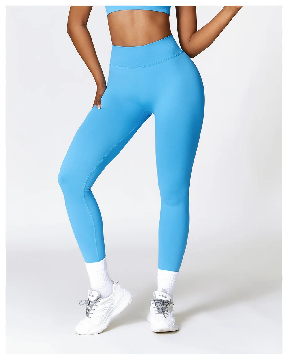 Sexy Seamless Scrunch Legging Pants Raises Butt Sporty Women Gym Fitness Leggings High Waist Leisure Sport Tights Push Up Black