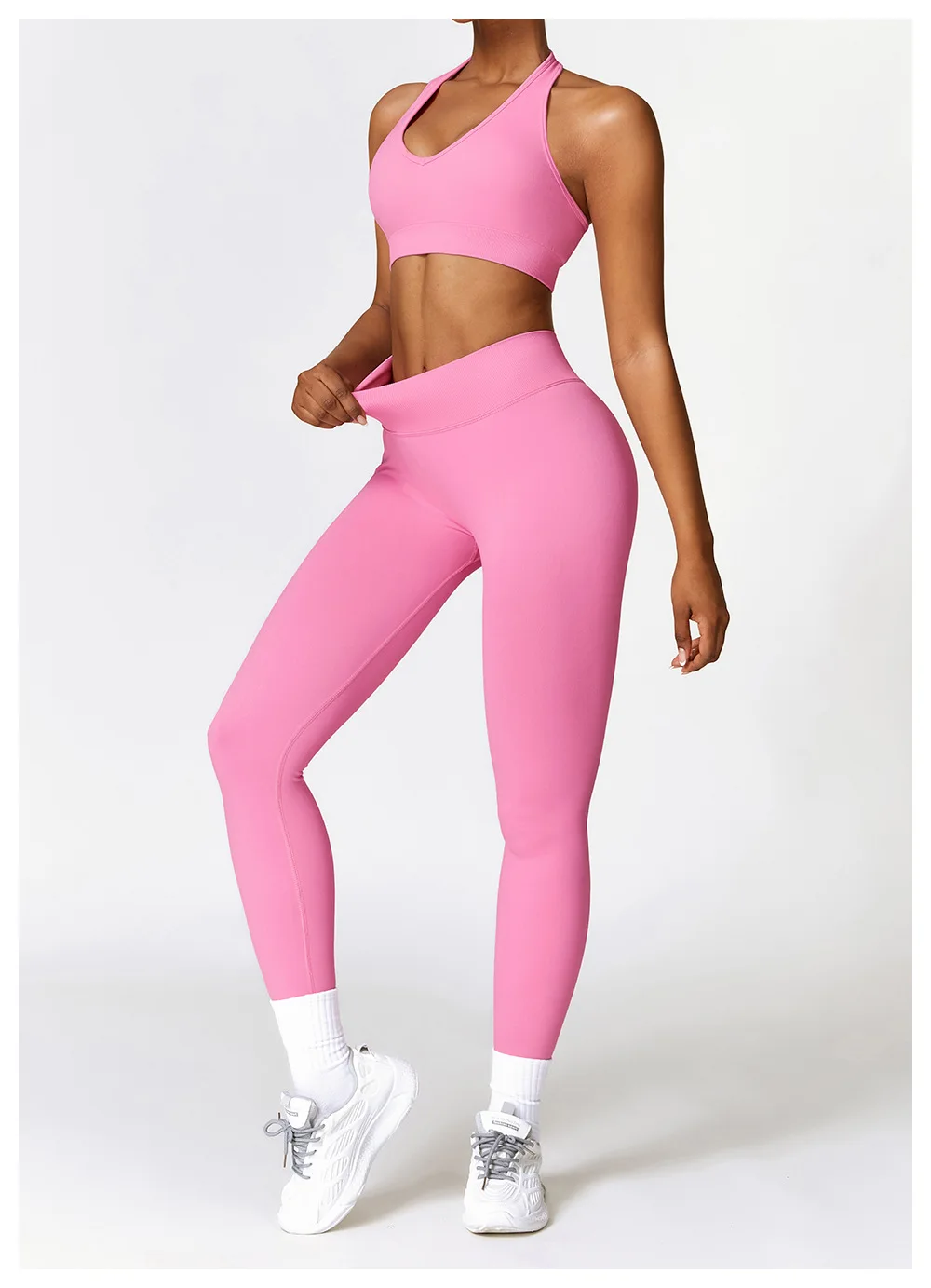 Sexy Seamless Scrunch Legging Pants Raises Butt Sporty Women Gym Fitness Leggings High Waist Leisure Sport Tights Push Up Black