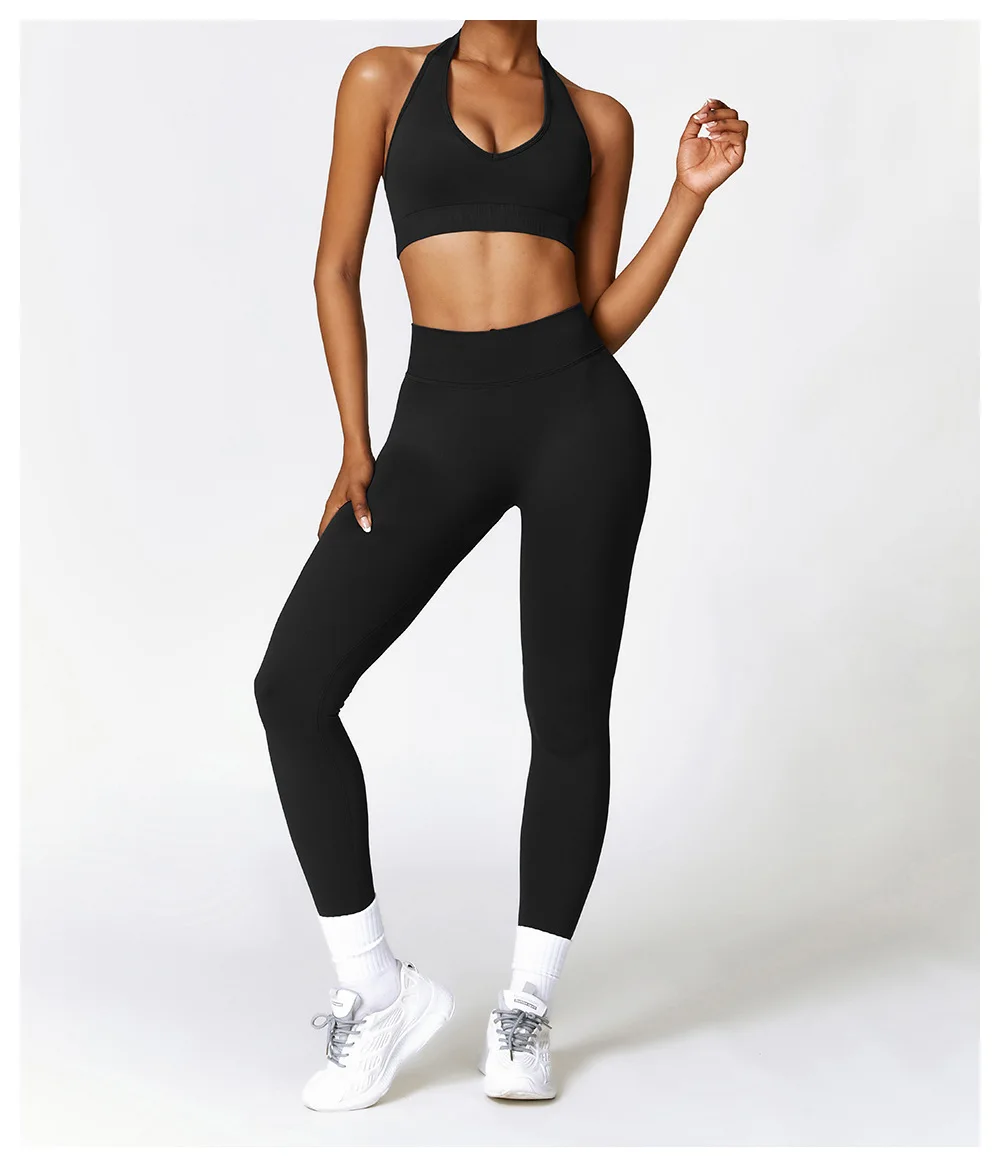 Sexy Seamless Scrunch Legging Pants Raises Butt Sporty Women Gym Fitness Leggings High Waist Leisure Sport Tights Push Up Black