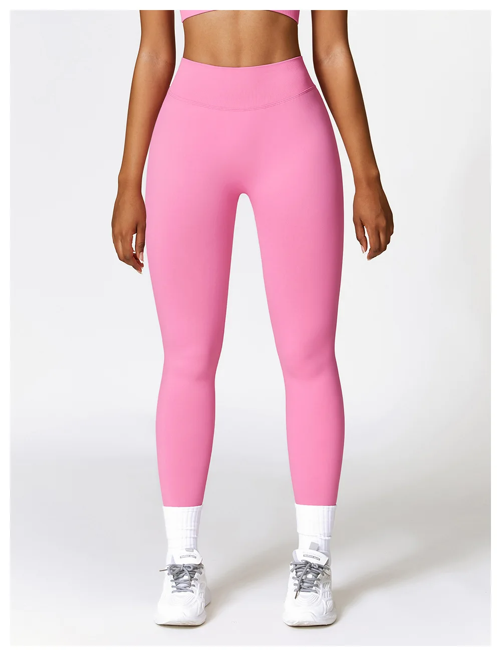 Sexy Seamless Scrunch Legging Pants Raises Butt Sporty Women Gym Fitness Leggings High Waist Leisure Sport Tights Push Up Black