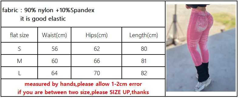 Women V Back Gym Leggings Faux Denim Jeans Athletic Workout Leggins Elastic Seamless Training Yoga Pants Sports Fitness Tights