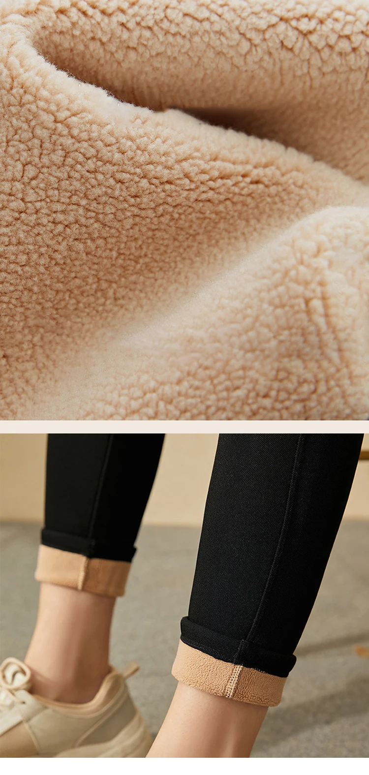 Amii Leggings Woman 2025 Winter New Warm Slim-fit Nine-point Female Legging Pants Casual Solid Versatile Woman Clothing12524023