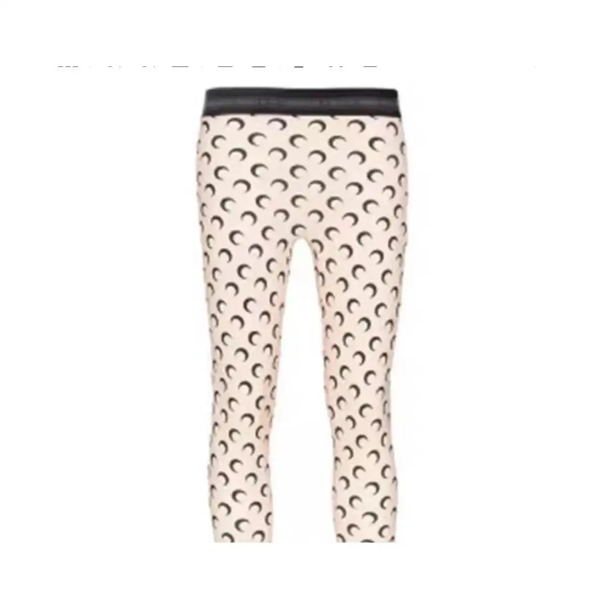 Women's Sexy Spicy Girl Slim Fit High Waist Leggings Moon Print Streetwear Versatile Outdoor Short Pants