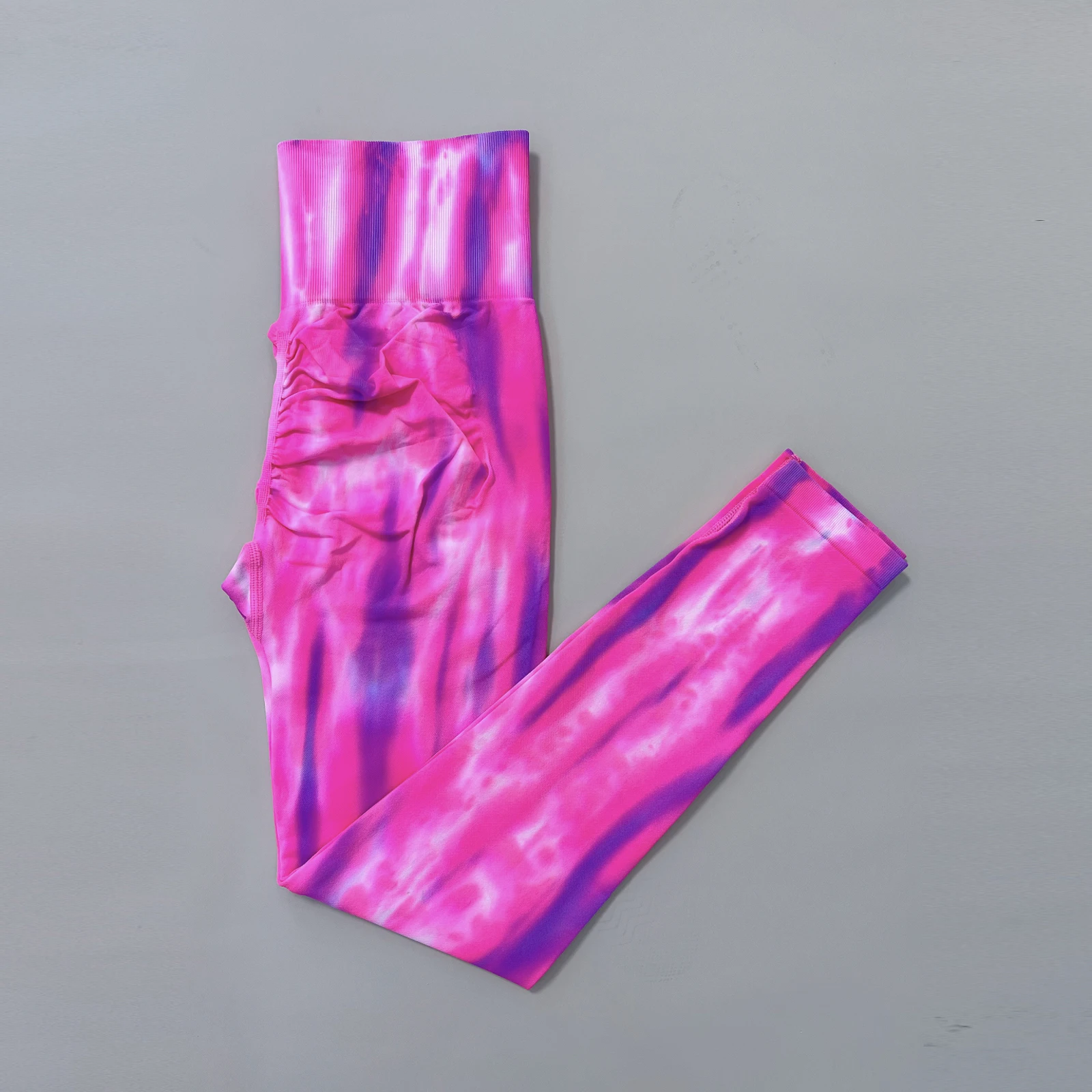 New Women Tie-dye Leggings Gym Athletic Workout Leggins High Waist Leggins Butt Lifting Yoga Pants Sports Training Tights