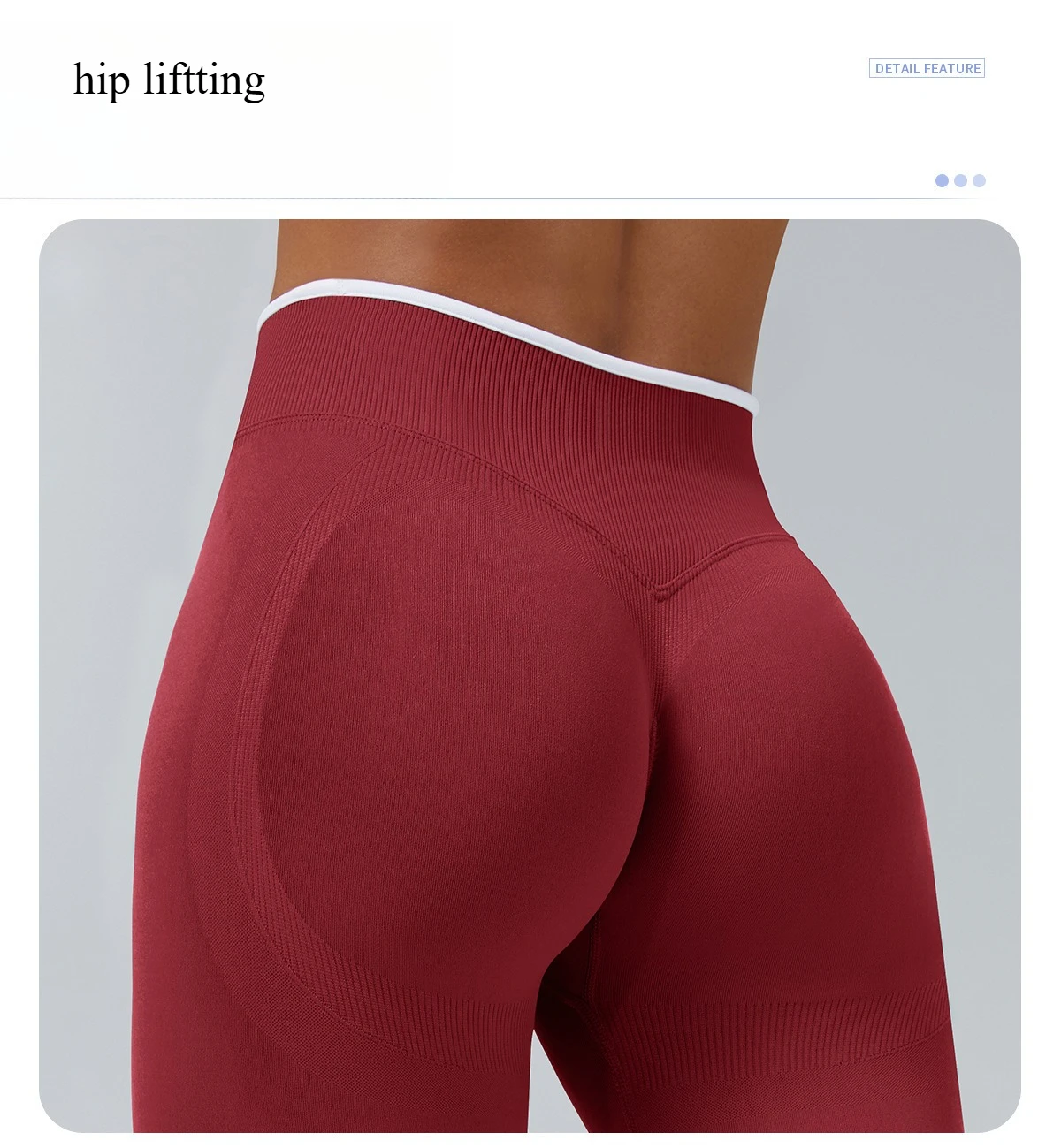 New Women's Color Blocking Yoga Leggings Seamless Knited Tights High Waist Hip Liftting Gym Workout Solid Color Sports Pants