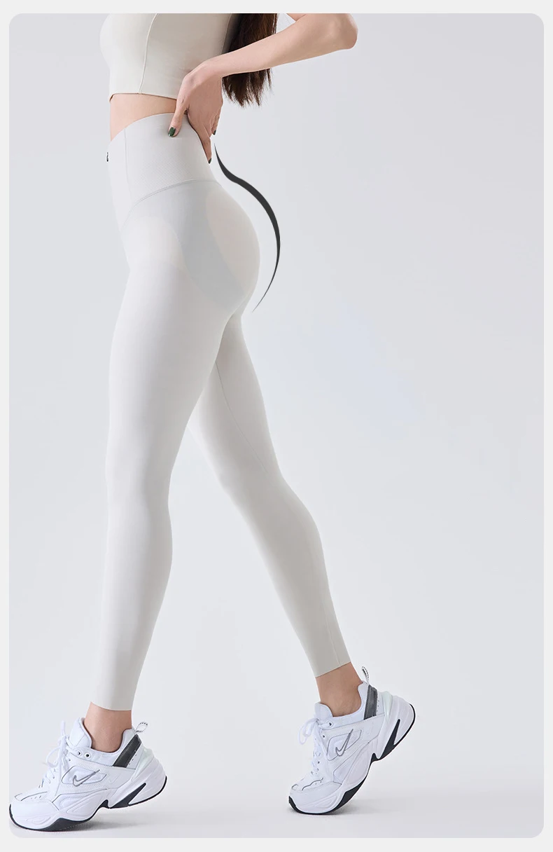 BIVIGAOS Spring Cool Brown Zipper Sharkskin Leggings Women High Waist Micro Pressure Butt Lifter Tight Fit Casual Sport Leggings