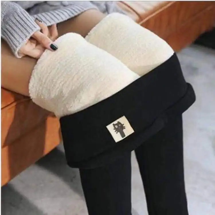 Women's High Waisted Thermal Leggings Sherpa Fleece Lined Tummy Control Winter Running Pants Slimming Warm Wear for Cold Weather