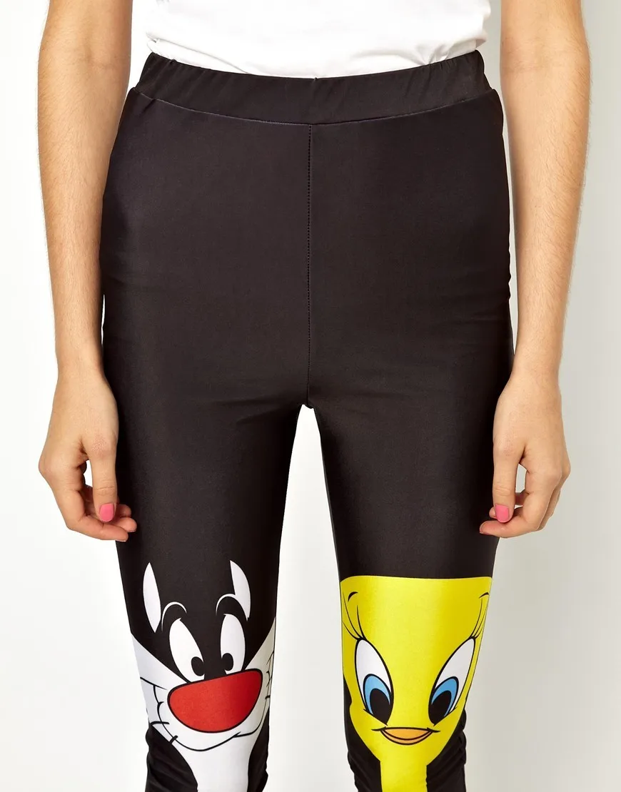 4XL Design Punk Rock Fashion Women Digital Print Galaxy Leggings Alice in Wonderland Blood Camouflage Pants Legging GL-22