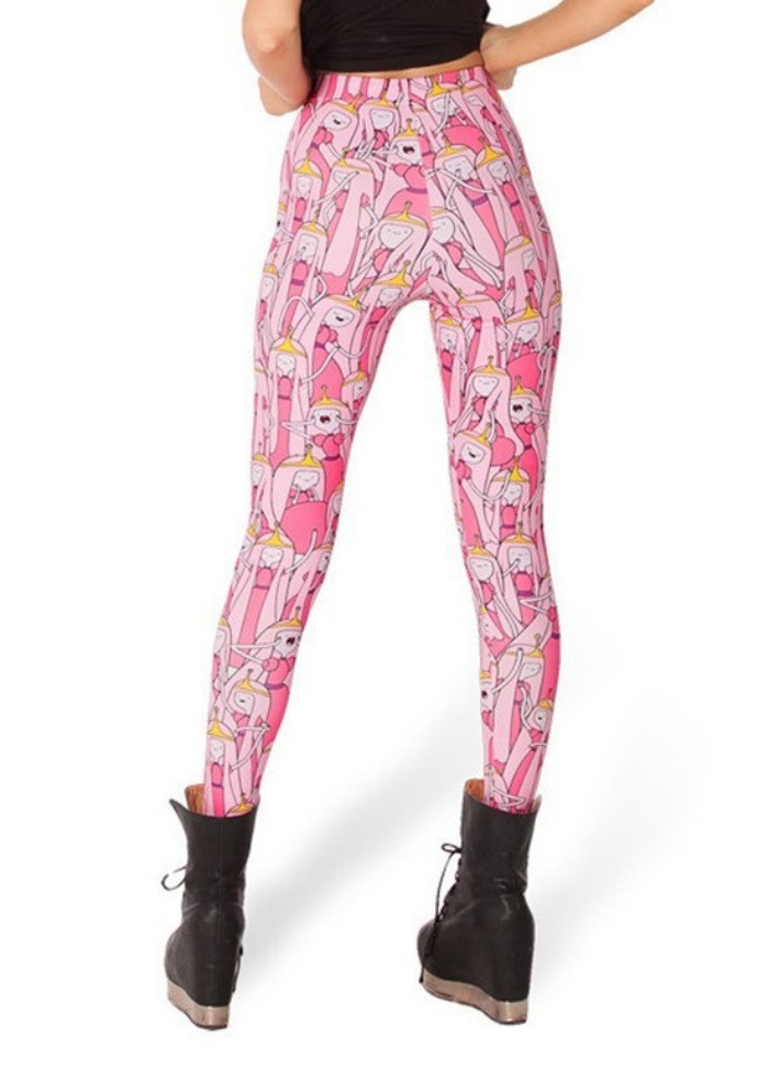 4XL Design Punk Rock Fashion Women Digital Print Galaxy Leggings Alice in Wonderland Blood Camouflage Pants Legging GL-22