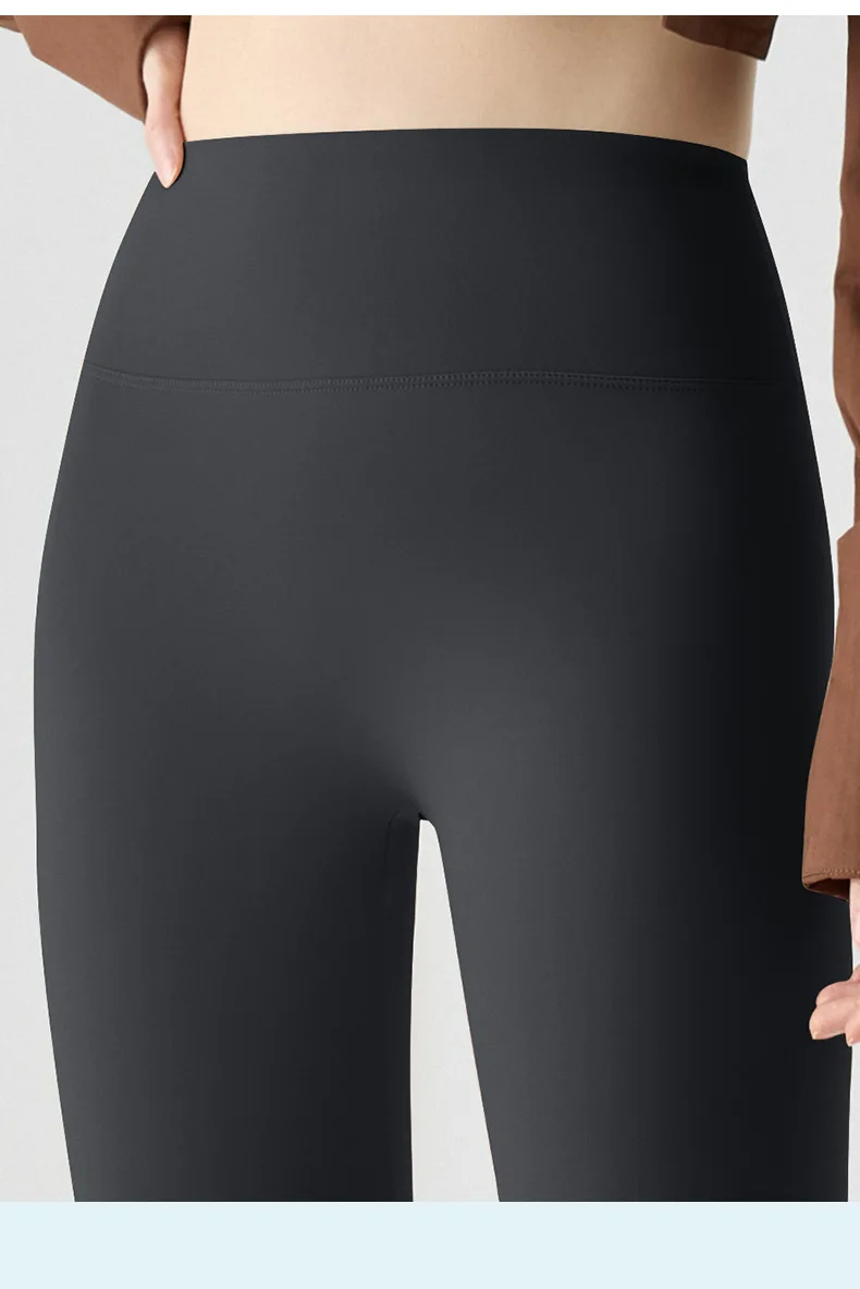 BIVIGAOS Spring Summer New Colourful Seamless Sharkskin Leggings Women Thin Elastic Tight-Fitting Sexy Sports Fitness Leggings