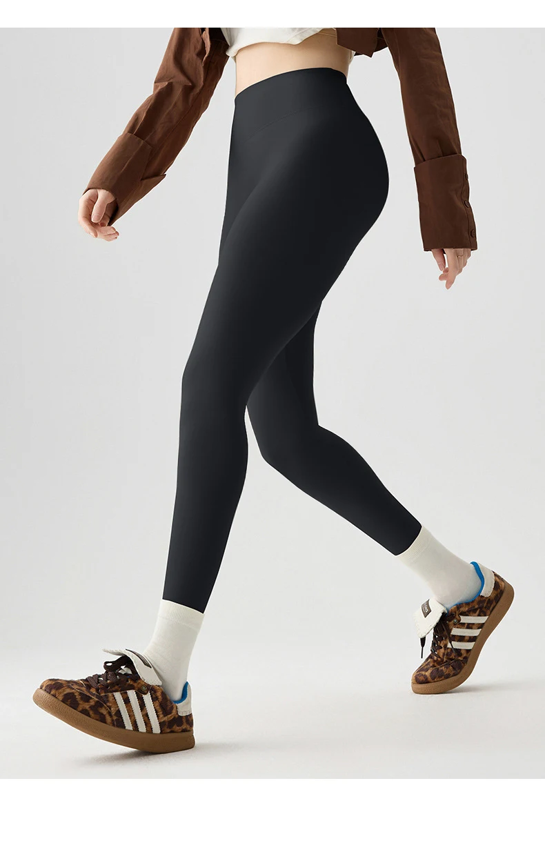 BIVIGAOS Spring Summer New Colourful Seamless Sharkskin Leggings Women Thin Elastic Tight-Fitting Sexy Sports Fitness Leggings