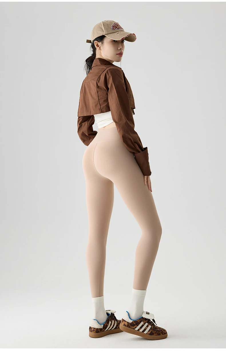 BIVIGAOS Spring Summer New Colourful Seamless Sharkskin Leggings Women Thin Elastic Tight-Fitting Sexy Sports Fitness Leggings