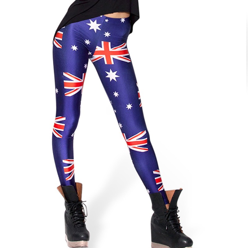 Summer Women Mermaid Printed Galaxy Leggings Animal Donald Duck Cartoon Characters  Legging Pants Black Milk Leggins G L-1467