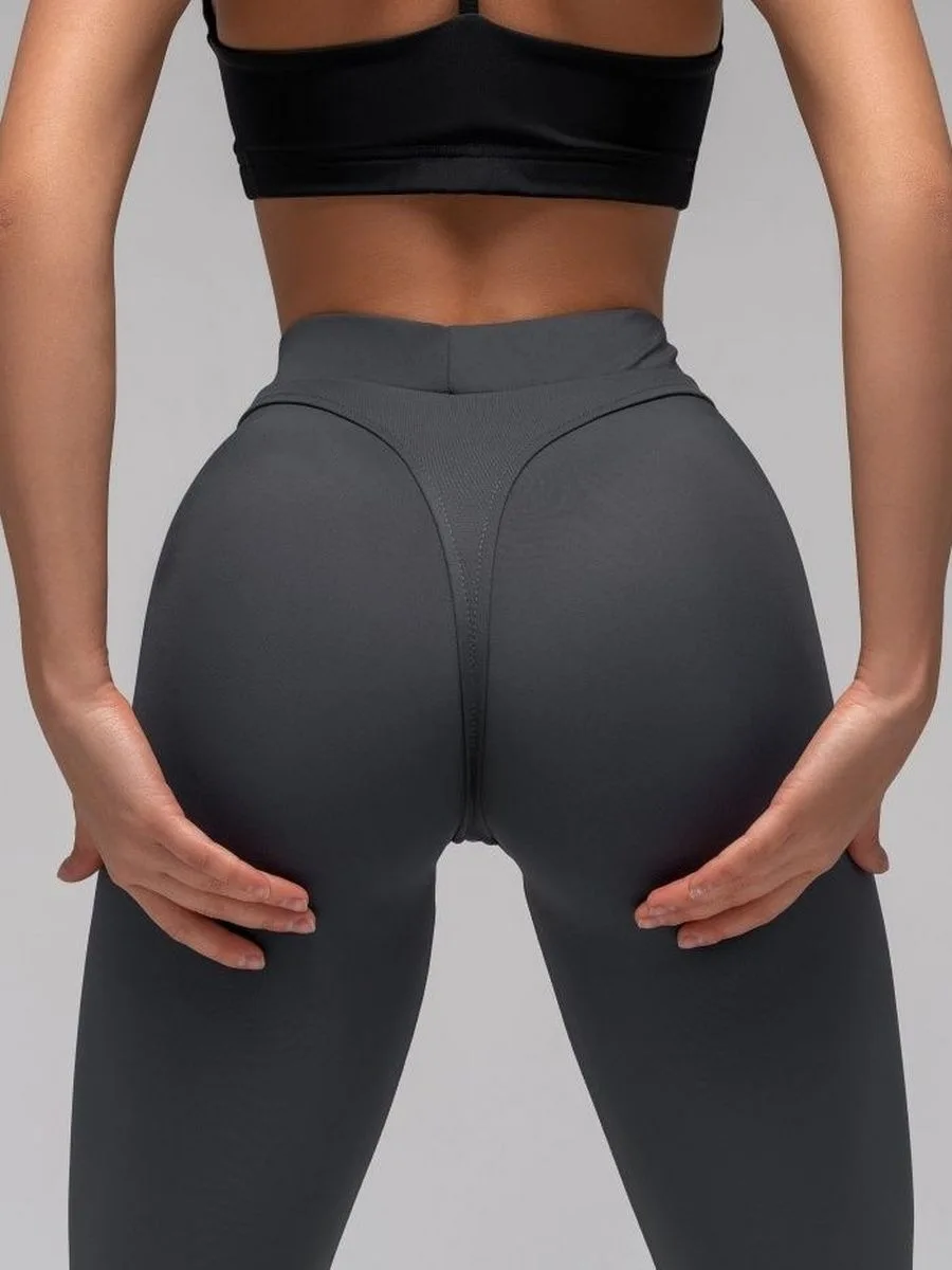 Allure Black Sexy High Waist Scrunch Butt Yoga Leggings Thick Workout Butt Lifting Plus Size Tights Yoga Pants For Women