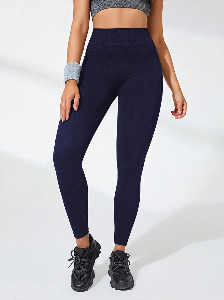 Women's Seamless Yoga Leggings High-Waisted Butt-Lifting Workout Leggings for Running Gym & Training Activewear Slim Tights