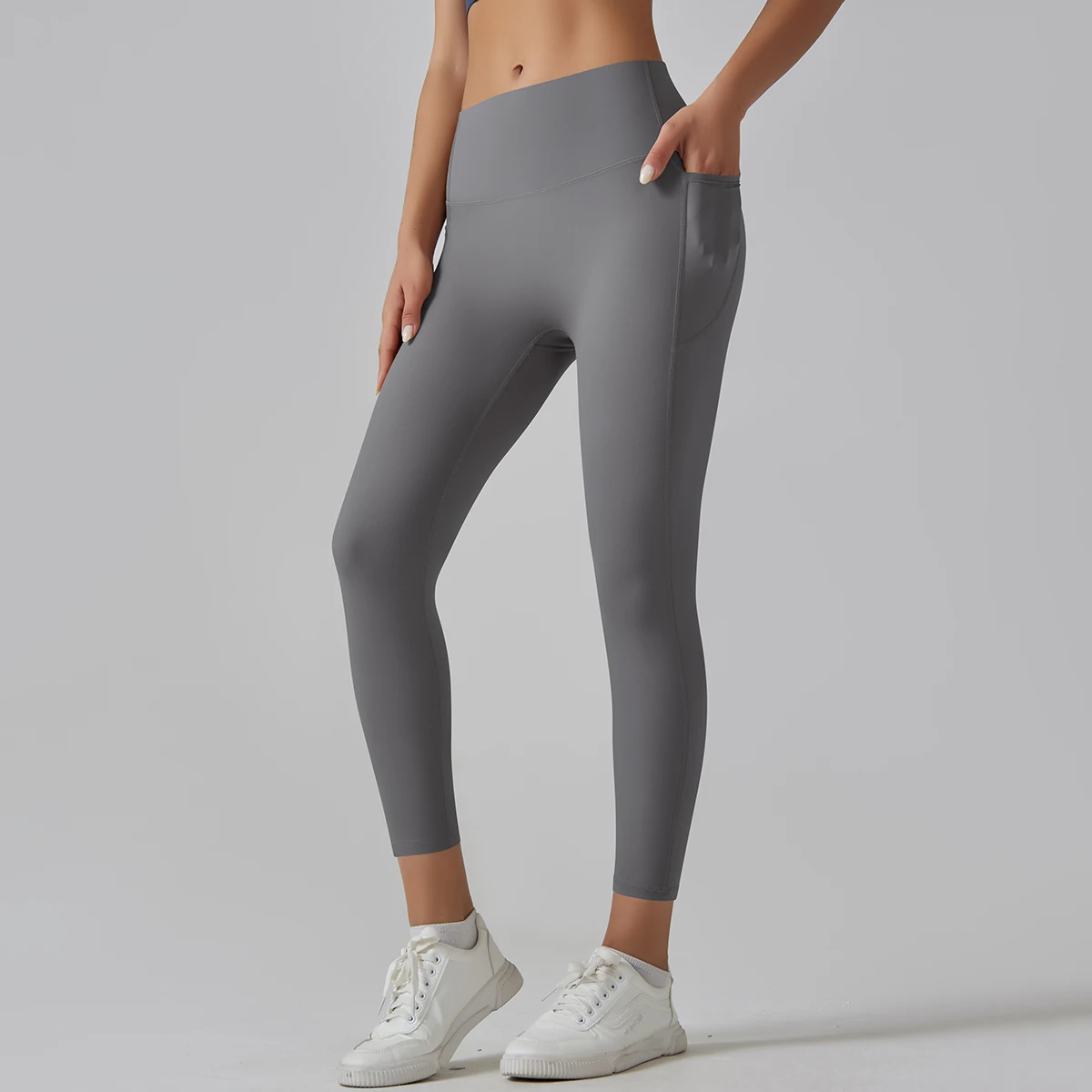 Women Leggings With Pockets Yoga Pants Gym Leggings Sport Women Fitness High Waist Female Legging Tummy Control Running Training