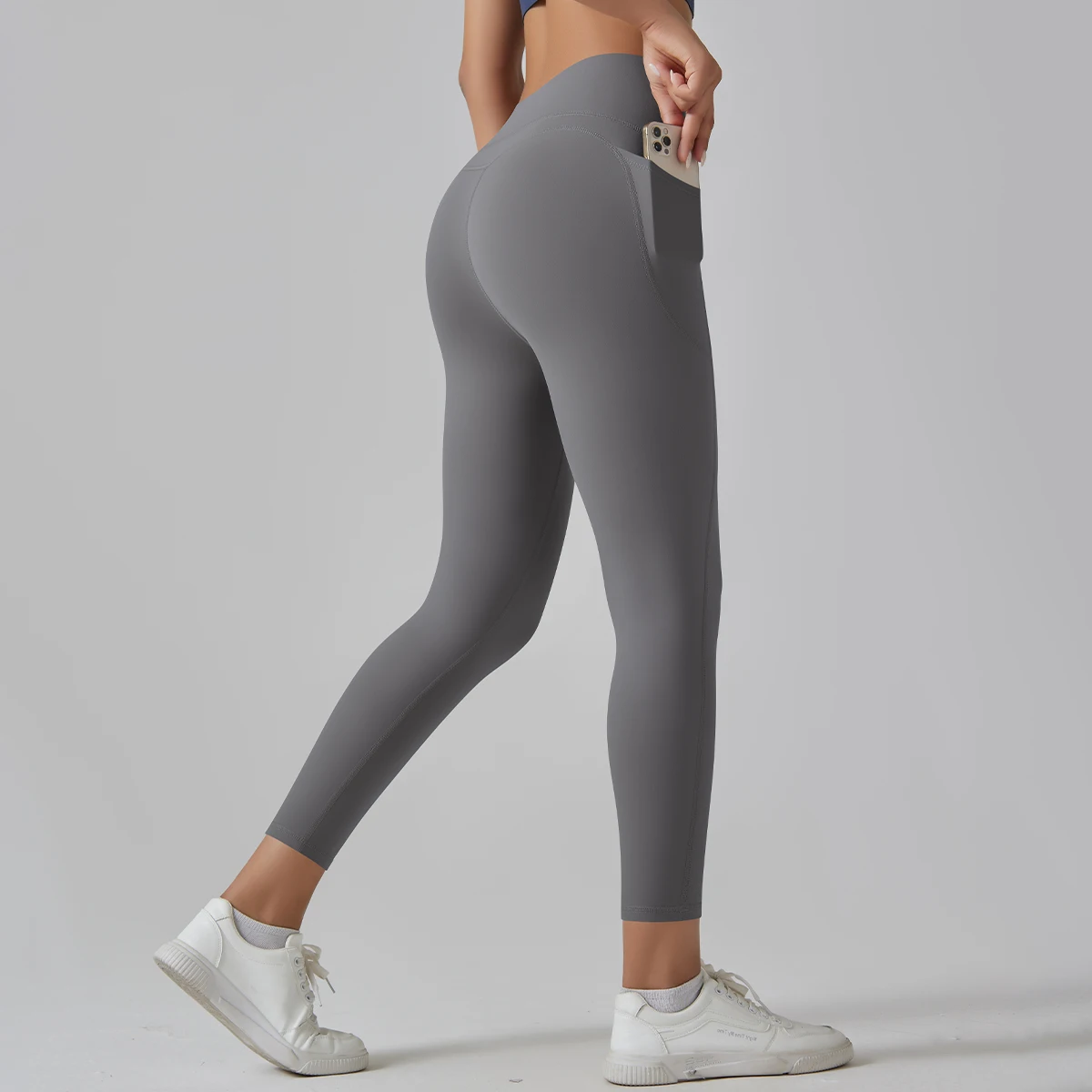 Women Leggings With Pockets Yoga Pants Gym Leggings Sport Women Fitness High Waist Female Legging Tummy Control Running Training