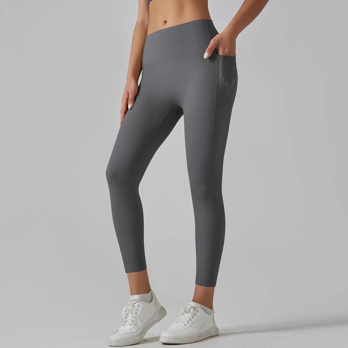 Women Leggings With Pockets Yoga Pants Gym Leggings Sport Women Fitness High Waist Female Legging Tummy Control Running Training