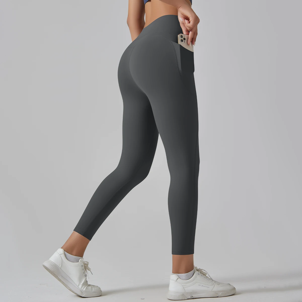 Women Leggings With Pockets Yoga Pants Gym Leggings Sport Women Fitness High Waist Female Legging Tummy Control Running Training