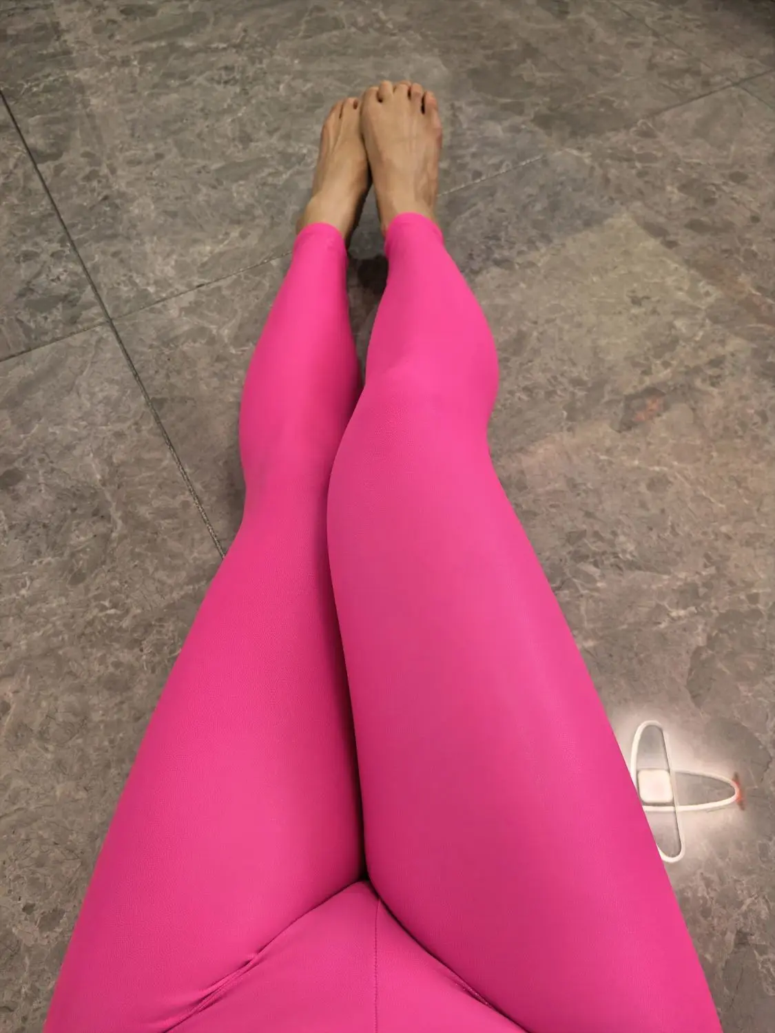 Glossy Shiny High Waist Yoga Pants Tight Women Workout Sports Leggings Fitness Plus Size Gym Trousers