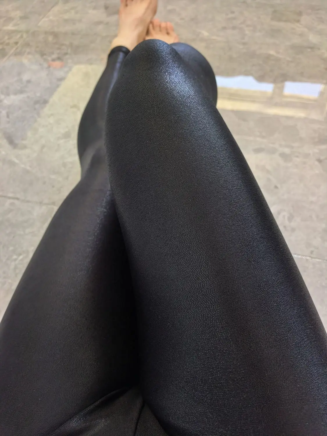 Glossy Shiny High Waist Yoga Pants Tight Women Workout Sports Leggings Fitness Plus Size Gym Trousers