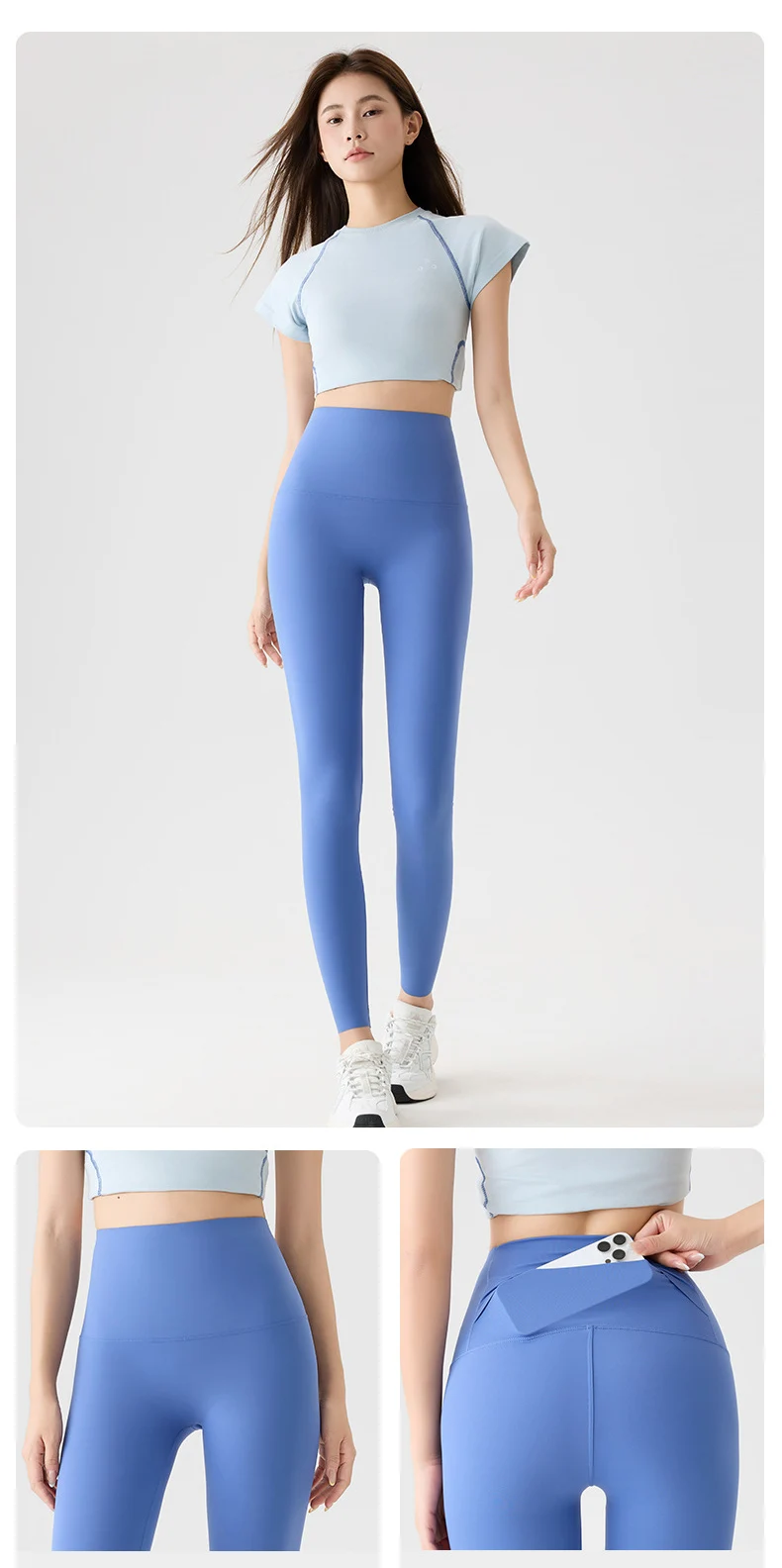BIVIGAOS High Waist Back Pocket Sharkskin Leggings Women Tight Sexy Sports Fitness Leggings Spring Autumn Running Yoga Leggings