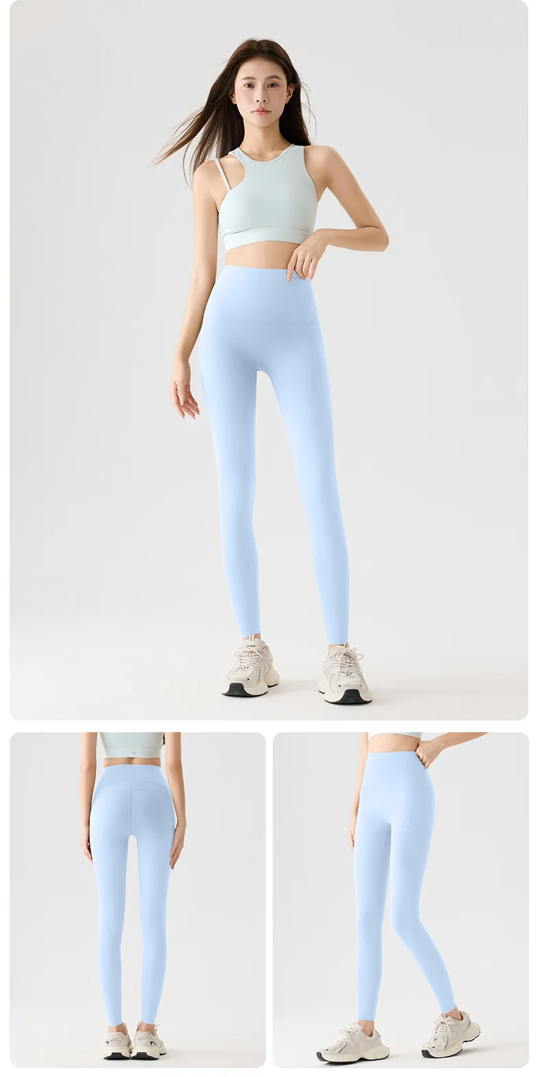 BIVIGAOS High Waist Back Pocket Sharkskin Leggings Women Tight Sexy Sports Fitness Leggings Spring Autumn Running Yoga Leggings