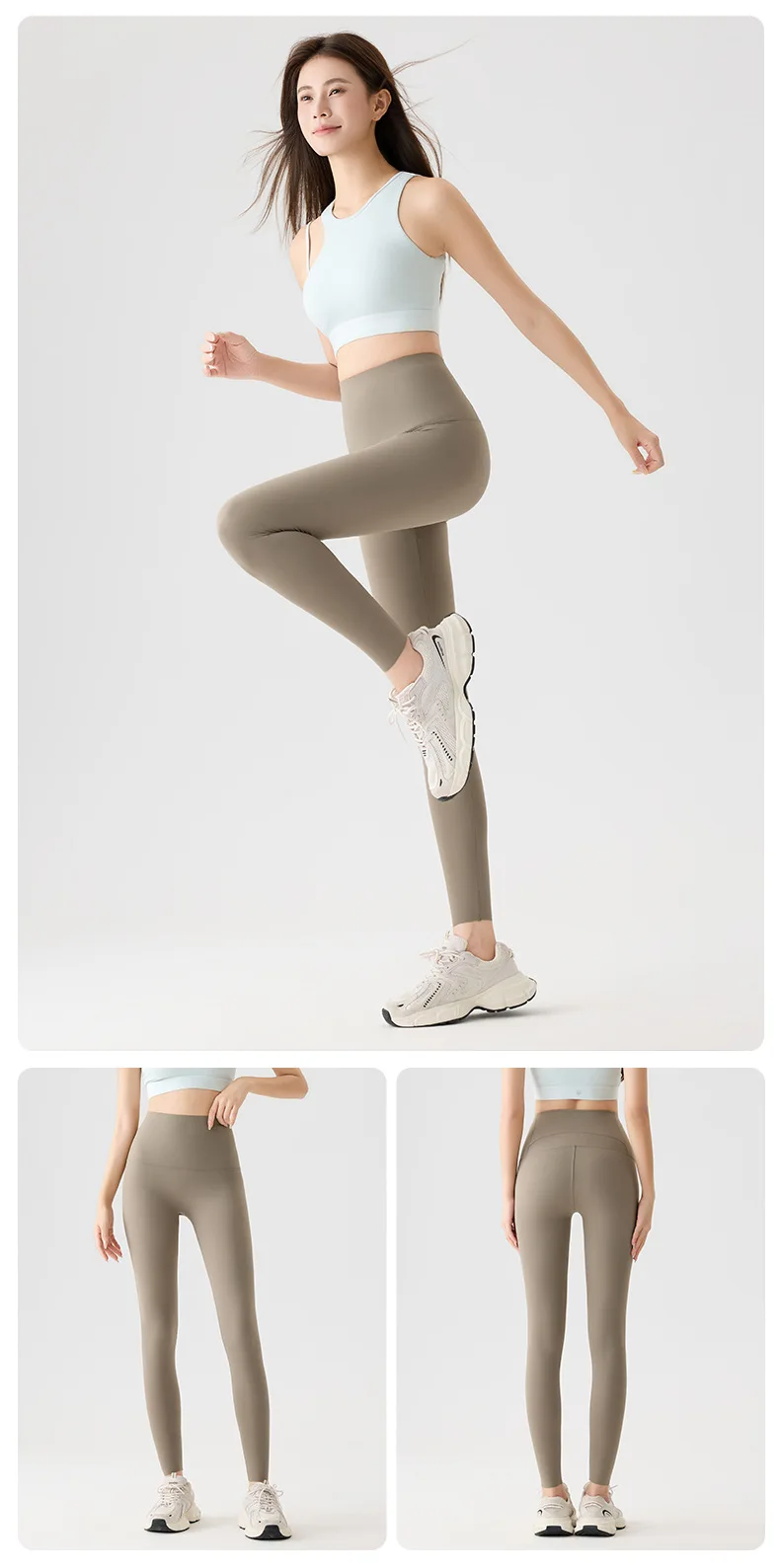 BIVIGAOS High Waist Back Pocket Sharkskin Leggings Women Tight Sexy Sports Fitness Leggings Spring Autumn Running Yoga Leggings