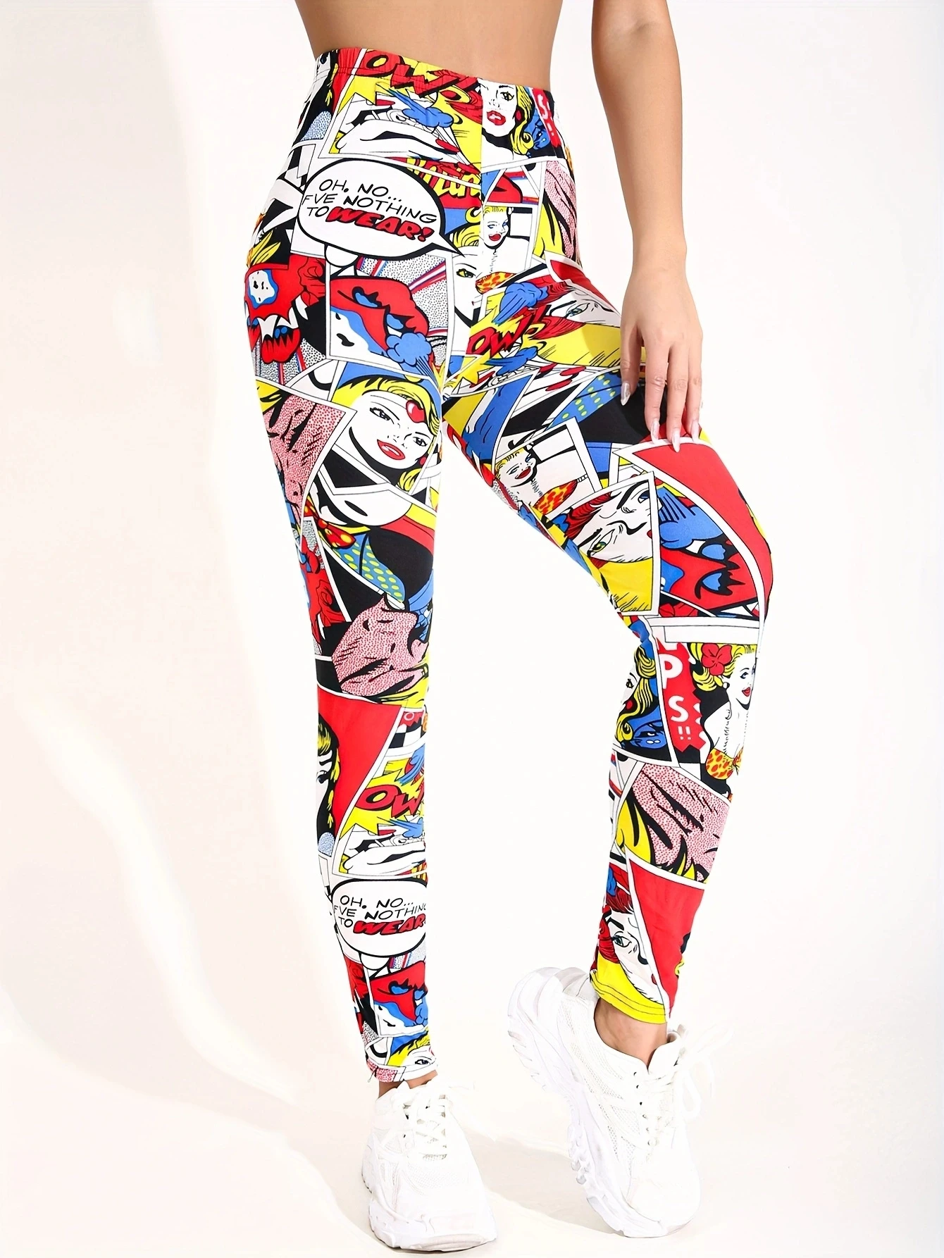 Fashion And Casual Tight Pants For Women Legging High Stretch Fitness And Yoga Pants Sexy Nine Point Pencil Pants