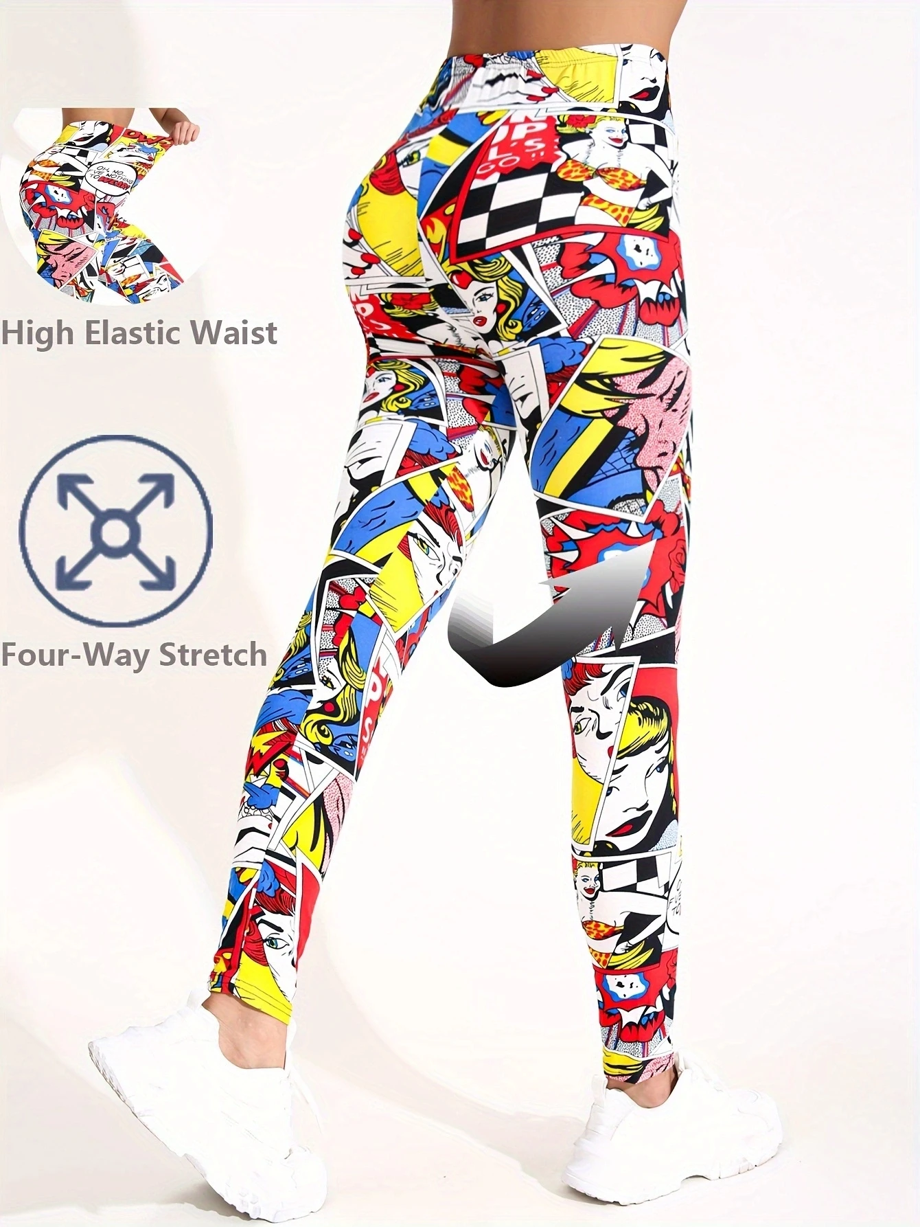 Fashion And Casual Tight Pants For Women Legging High Stretch Fitness And Yoga Pants Sexy Nine Point Pencil Pants