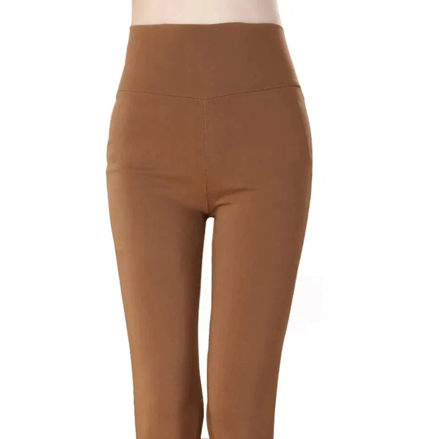 Oversize 6xl Spring Leggings Women Cute Candy Color High Waist Slim Ankle-length Pants Casual Pencil Pantalones Skinny Trousers