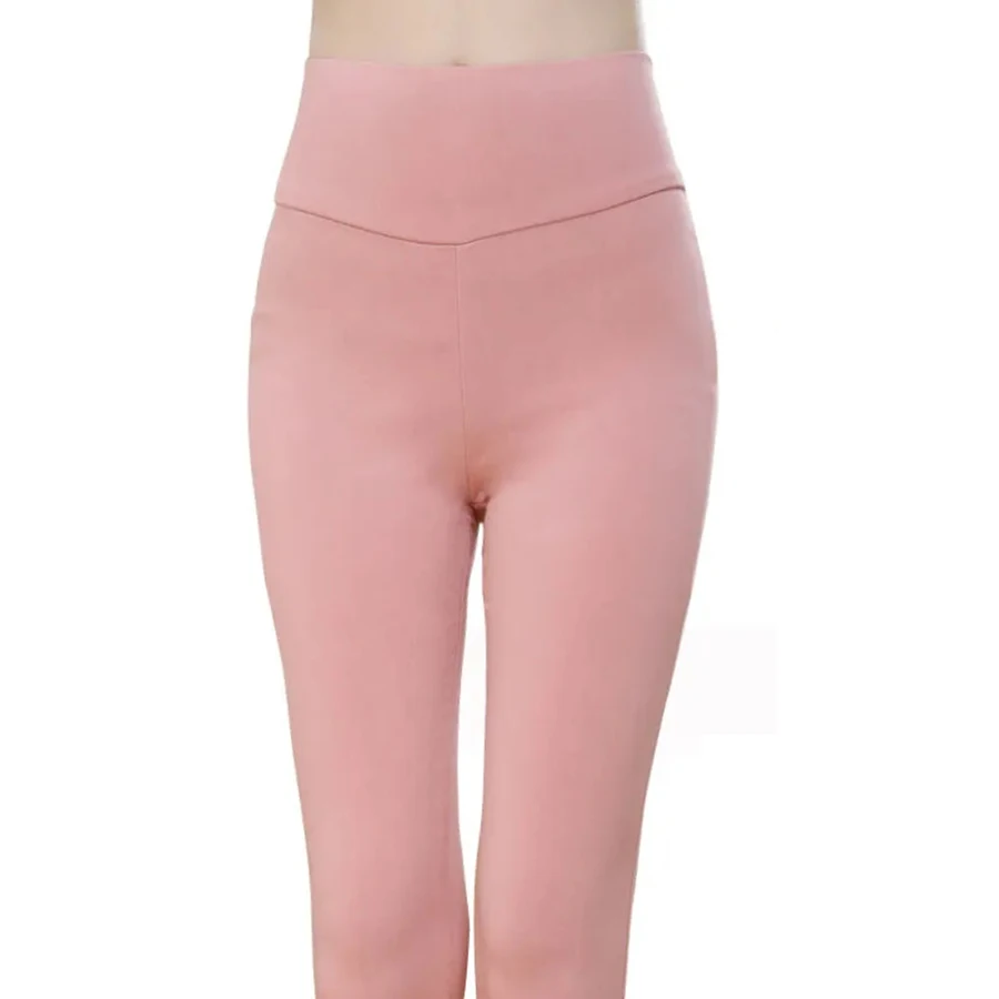 Oversize 6xl Spring Leggings Women Cute Candy Color High Waist Slim Ankle-length Pants Casual Pencil Pantalones Skinny Trousers