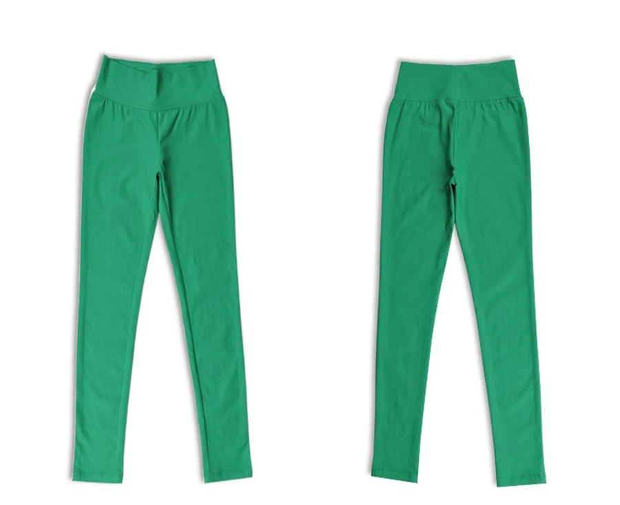 Oversize 6xl Spring Leggings Women Cute Candy Color High Waist Slim Ankle-length Pants Casual Pencil Pantalones Skinny Trousers