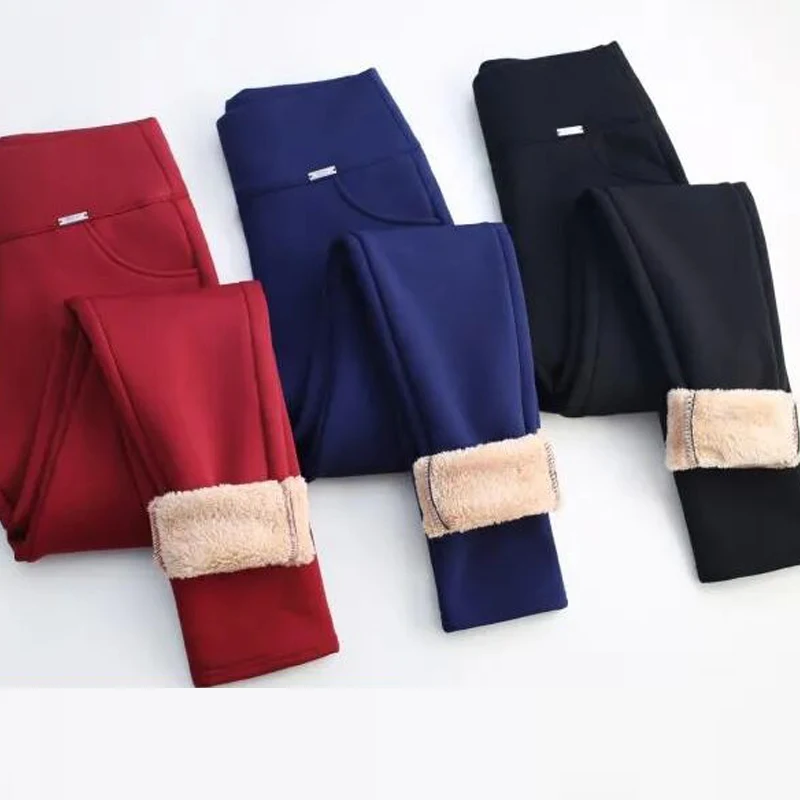 Women's Winter Warm Leggings Thick Women Pants Clothing Legging Women's Leggins High Waist Skinny Trousers New in Outerwear