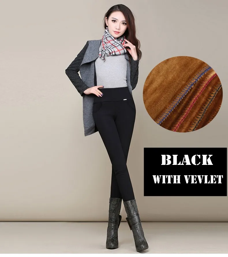 Women's Winter Warm Leggings Thick Women Pants Clothing Legging Women's Leggins High Waist Skinny Trousers New in Outerwear