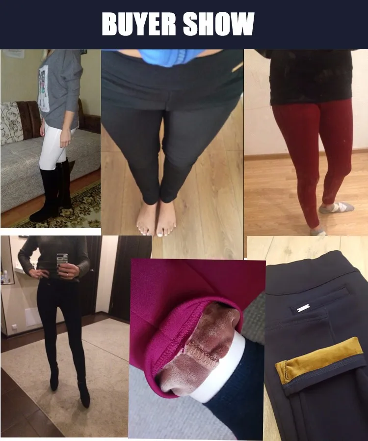 Women's Winter Warm Leggings Thick Women Pants Clothing Legging Women's Leggins High Waist Skinny Trousers New in Outerwear