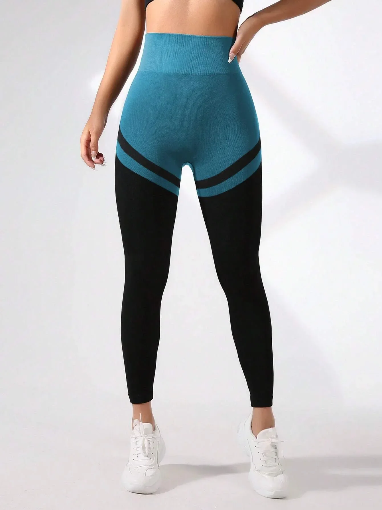 Seamless Multicolor Leggings Women High Waist Elastic Tights Gym Workout Running Sexy Hip Lift Fashion Knited Yoga Leggings