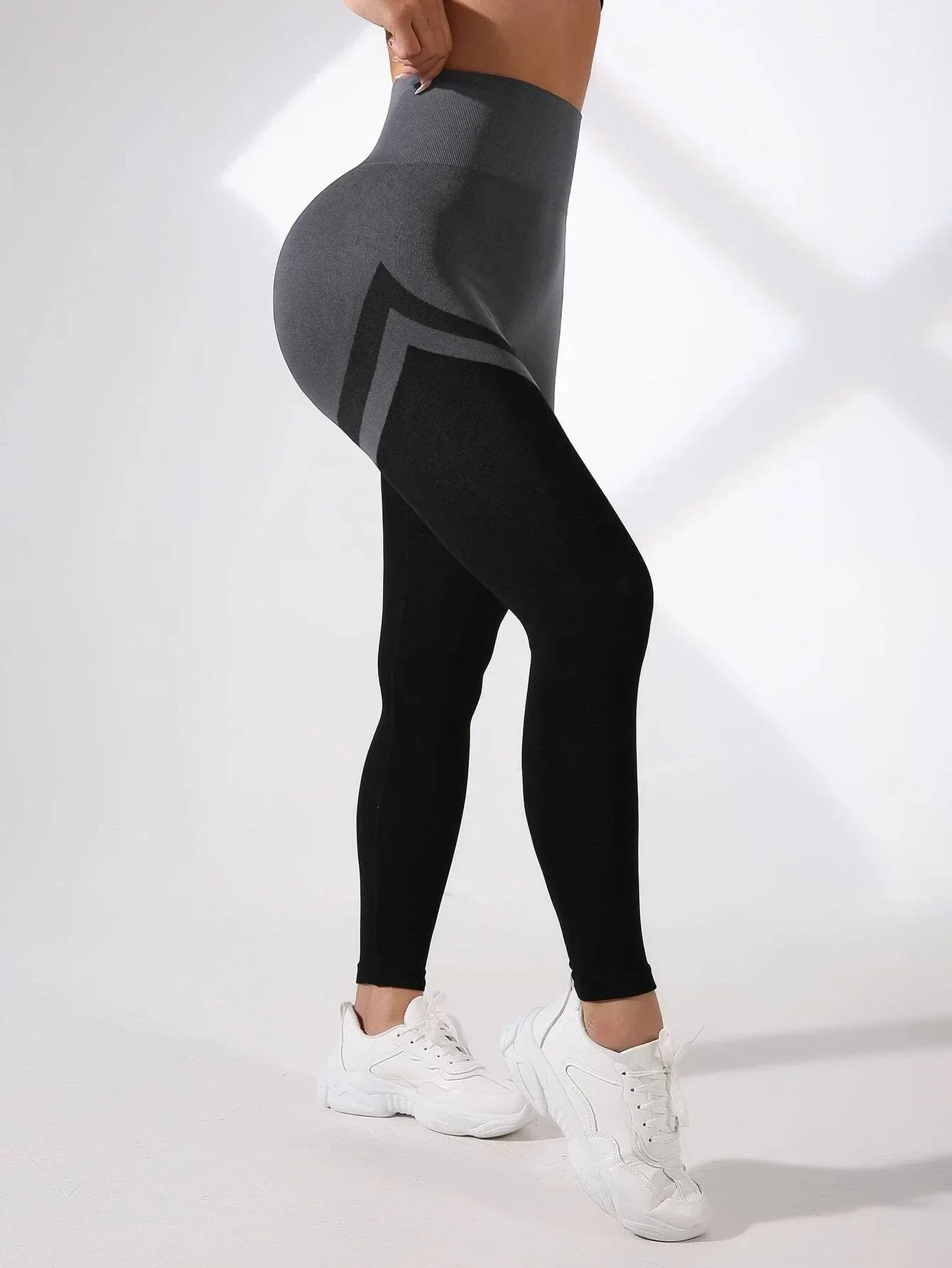 Seamless Multicolor Leggings Women High Waist Elastic Tights Gym Workout Running Sexy Hip Lift Fashion Knited Yoga Leggings