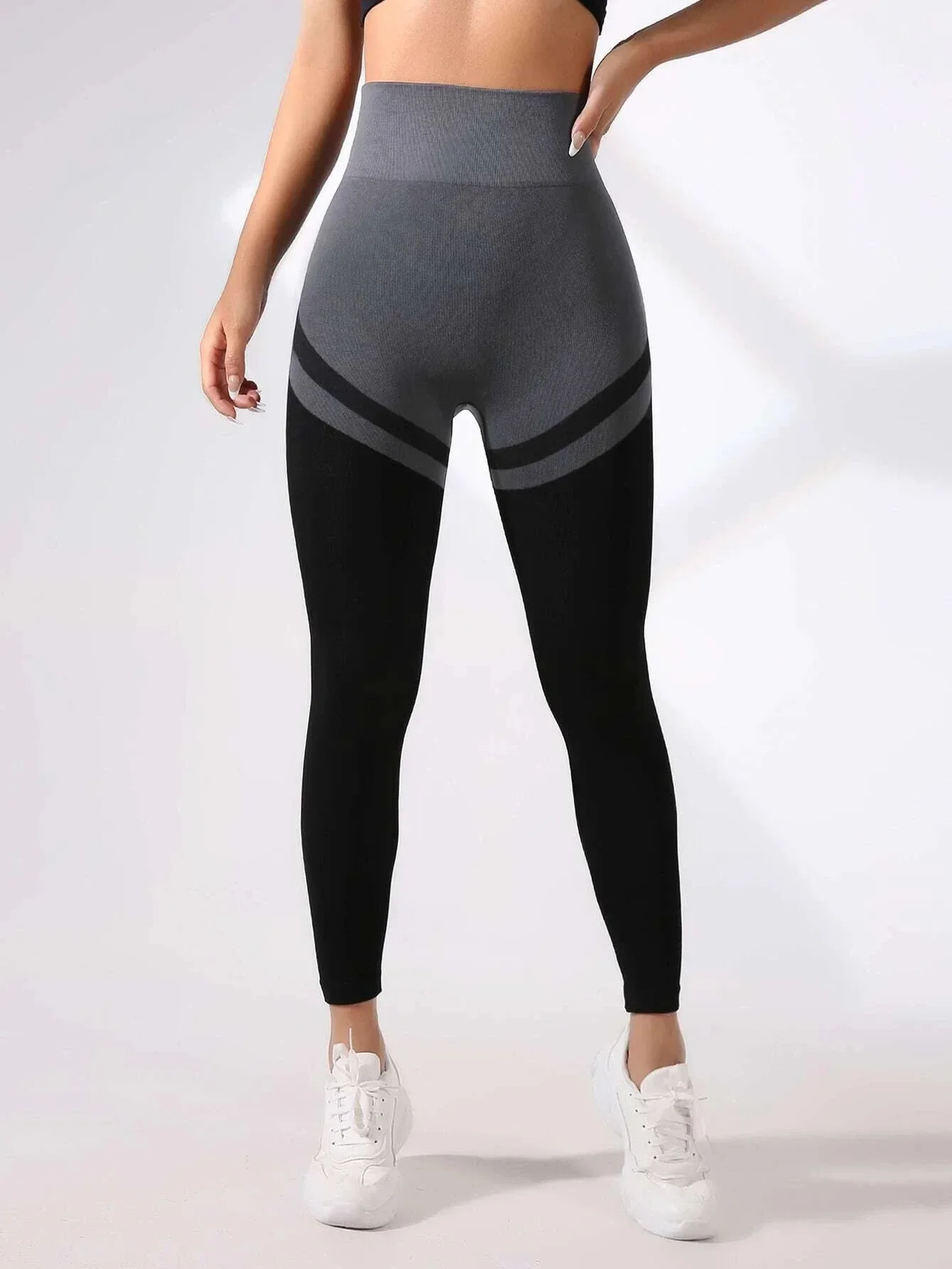 Seamless Multicolor Leggings Women High Waist Elastic Tights Gym Workout Running Sexy Hip Lift Fashion Knited Yoga Leggings