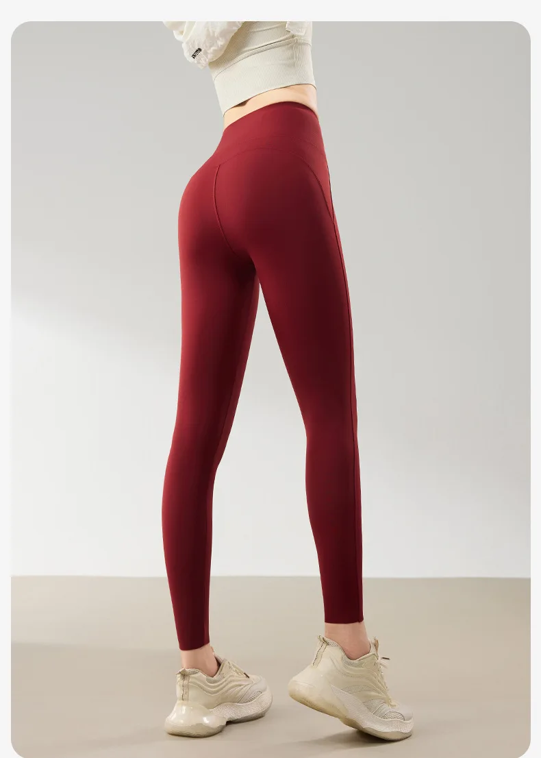 Women's High Waist Shark Leggings Tummy Control Slimming Fitness Yoga Pants Thin Version for Fall Workout