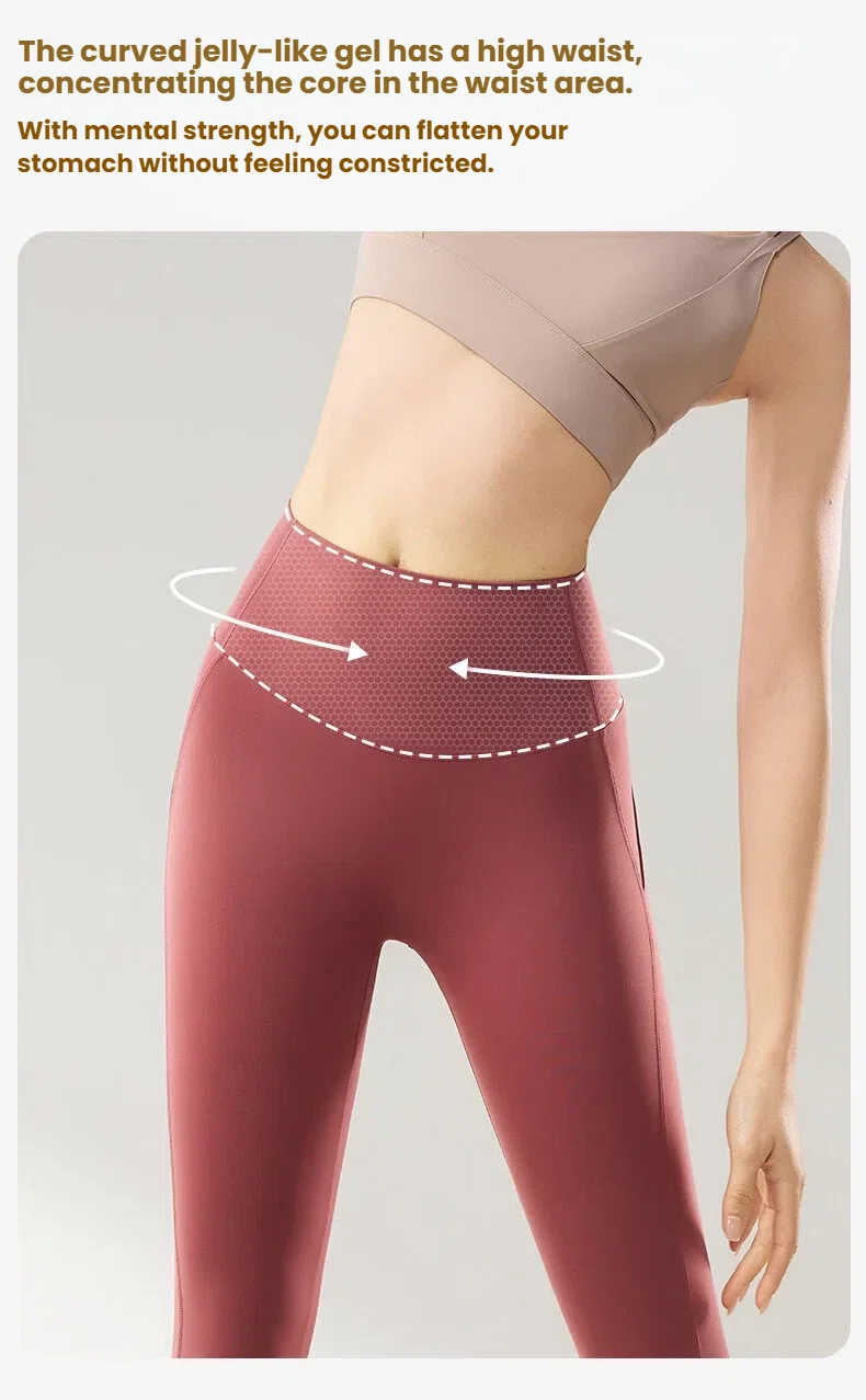 Women's High Waist Shark Leggings Tummy Control Slimming Fitness Yoga Pants Thin Version for Fall Workout