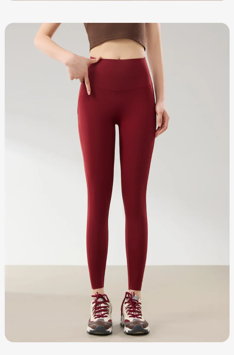 Women's High Waist Shark Leggings Tummy Control Slimming Fitness Yoga Pants Thin Version for Fall Workout