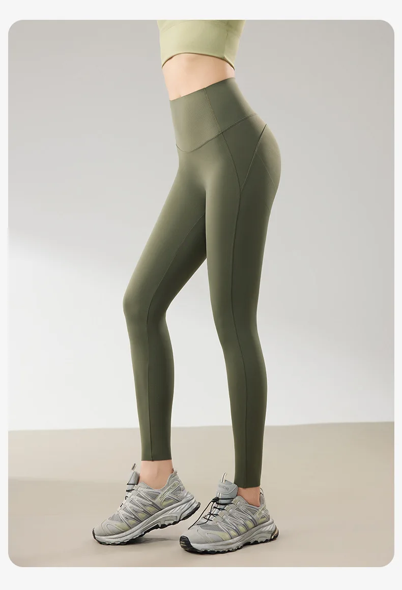 Women's High Waist Shark Leggings Tummy Control Slimming Fitness Yoga Pants Thin Version for Fall Workout